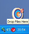 FlexibleSoft Quick Backup - Drop Target Window